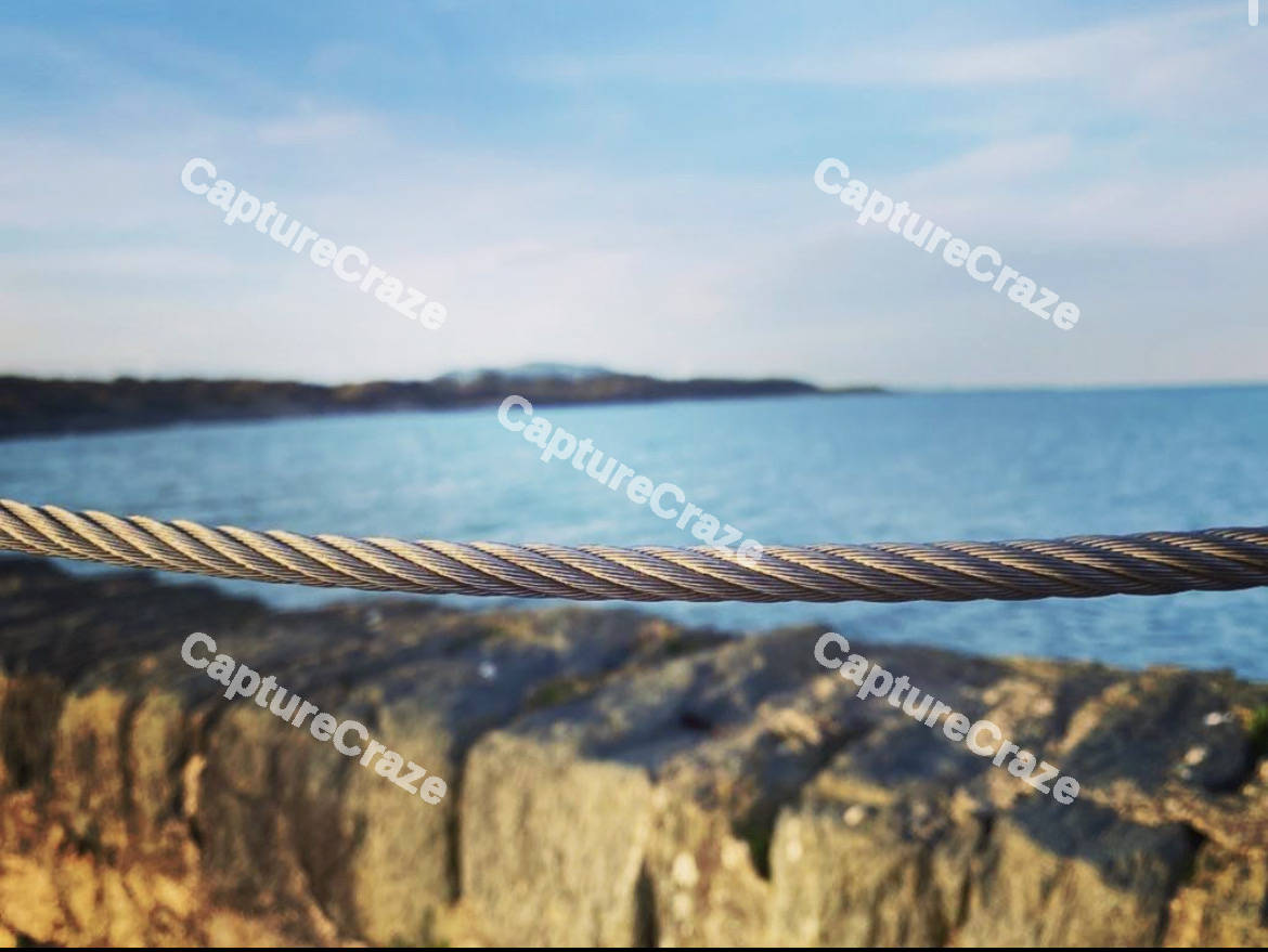 Rope With Sea In Background